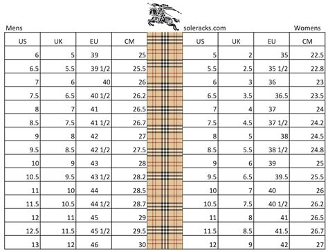 burberry shoes chart size|Burberry size 38 in us.